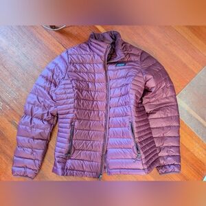 Patagonia Women's Burgundy Puffer Jacket